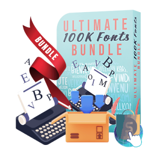 Bundle of 100,000 Fonts